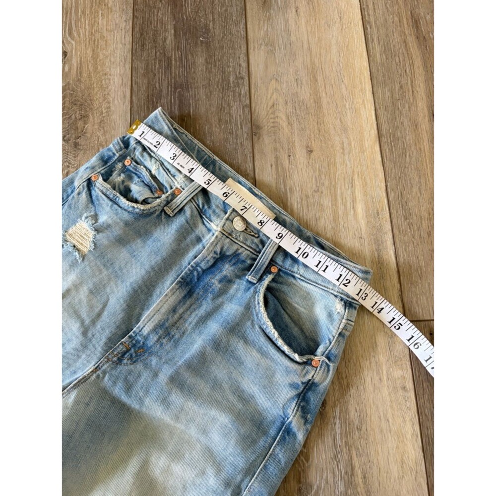 MOTHER Superior High Waisted Rider Skimp Straight Leg Jeans: The Confession - Picture 12 of 15